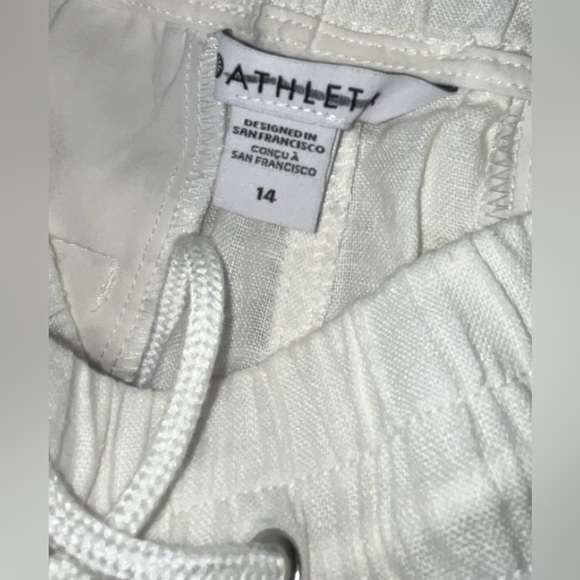 NWOT Athleta Cabo Linen Wide-leg Calla Lily White
Pants S/447244-04 SIZE 14 - Picture 11 of 11